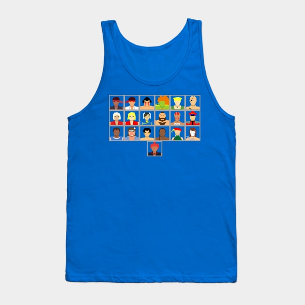 Select Your Character-Ultra Street Fighter 2 Tank Top by MagicFlounder